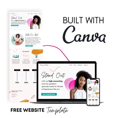 canva website.